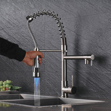 Load image into Gallery viewer, Carylon - LED Kitchen Spring Deck Mounted Faucet
