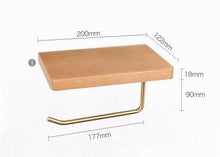 Load image into Gallery viewer, Bentlee - Modern Toilet Paper Roll Holder Shelf
