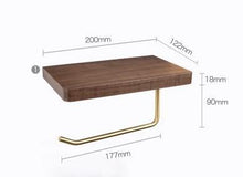 Load image into Gallery viewer, Bentlee - Modern Toilet Paper Roll Holder Shelf

